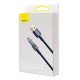USB кабель Baseus Explorer Series Auto Power-Off USB to Lightning 2.4A 1m Blue CATS000403