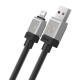 USB кабель Baseus CoolPlay Series Fast Charging Cable USB to Lightning 2.4A 2m Black CAKW000501