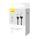 USB кабель Baseus CoolPlay Series Fast Charging Cable USB to Lightning 2.4A 2m Black CAKW000501