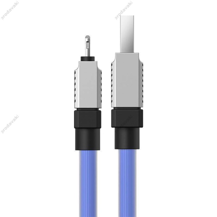 USB кабель Baseus CoolPlay Series Fast Charging Cable USB to Lightning 2.4A 2m Blue CAKW000503
