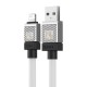 USB кабель Baseus CoolPlay Series Fast Charging Cable USB to Lightning 2.4A 2m White CAKW000502