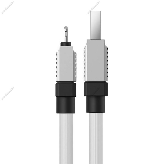 USB кабель Baseus CoolPlay Series Fast Charging Cable USB to Lightning 2.4A 2m White CAKW000502