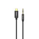 Кабель Baseus Yiven M01 Type-C to AUX(3,5) 1,2m. Black CAM01-01 Black