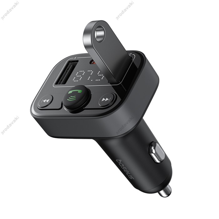 FM - трансмітер Baseus S-09 Lite Series Car FM Transmitter Cluster Black C10762300113-00