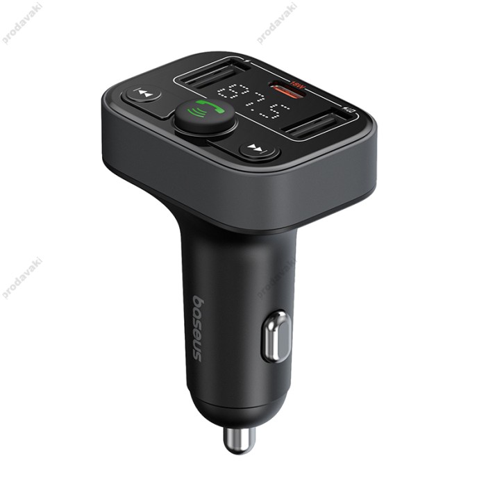 FM - трансмітер Baseus S-09 Lite Series Car FM Transmitter Cluster Black C10762300113-00