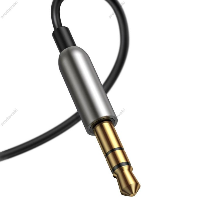 Автомобільний Bluetooth адаптер Baseus BA01 BT USB to AUX cable Black CABA01-01