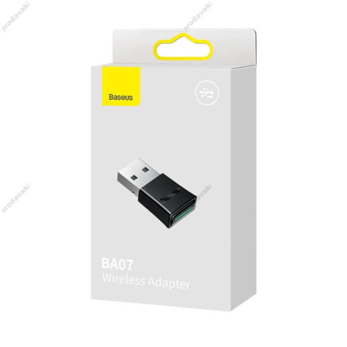 Бездротовий Bluetooth адаптер Baseus BA07 Wireless Adapter Black ZJBA010001
