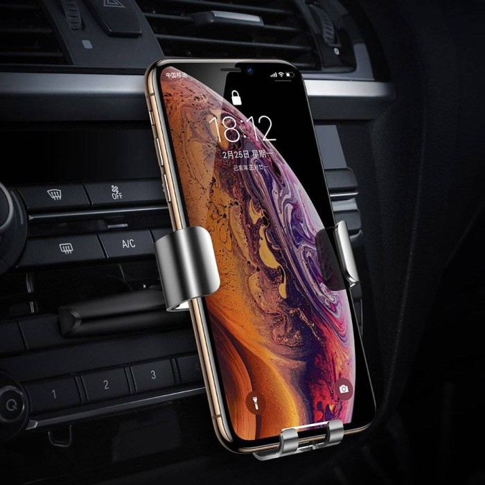 Автомобільний тримач у CD роз'єм Baseus Metal Age Gravity Car Mount Black SUYL-J01