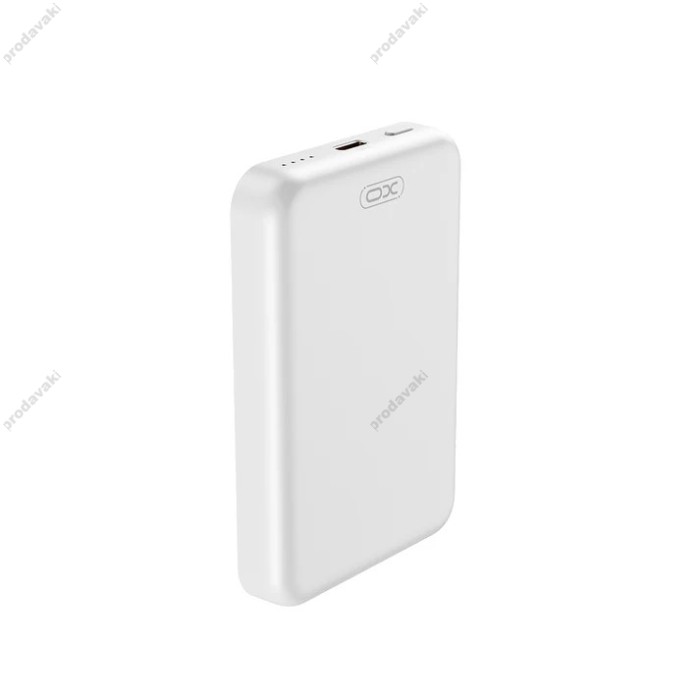 Повербанк портативний акумулятор Power bank XO PR212 MagSafe магнітний 15W 5000 mAh White