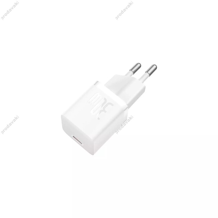 Мережевий зарядний пристрій Baseus GaN5 Fast Charger (mini) 30W White CCGN070502