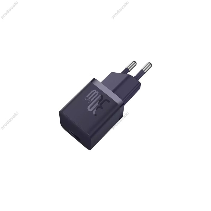 Мережевий зарядний пристрій Baseus GaN5 Fast Charger (mini) 30W Purple CCGN070705
