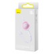 Кабель USB PD кабель Baseus Bright Mirror 2 Series Retractable 3-in-1 Type-C to M+L+C 100W 1.1m Purp CAMJ010205