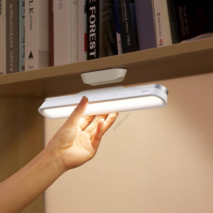 Світильник Baseus Magnetic Stepless Dimming Charging Desk Lamp Pro White (DGXC-02)