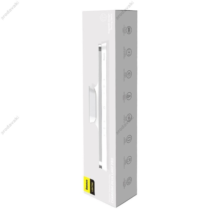 Світильник Baseus Magnetic Stepless Dimming Charging Desk Lamp Pro White (DGXC-02)