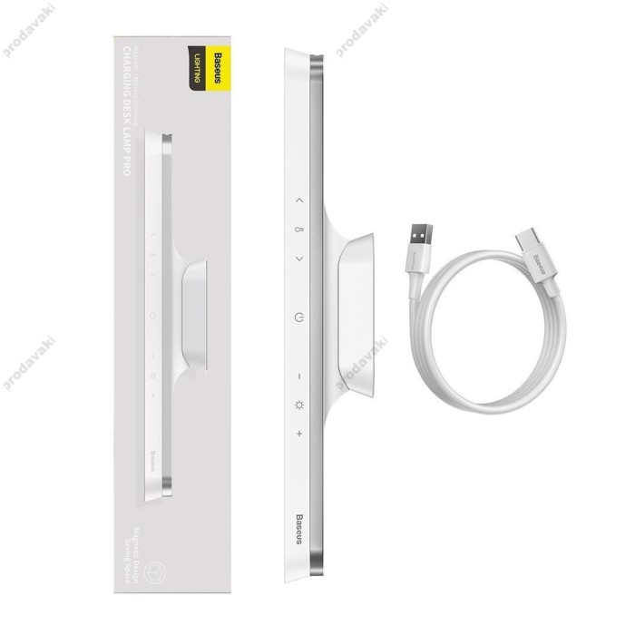 Світильник Baseus Magnetic Stepless Dimming Charging Desk Lamp Pro White (DGXC-02)