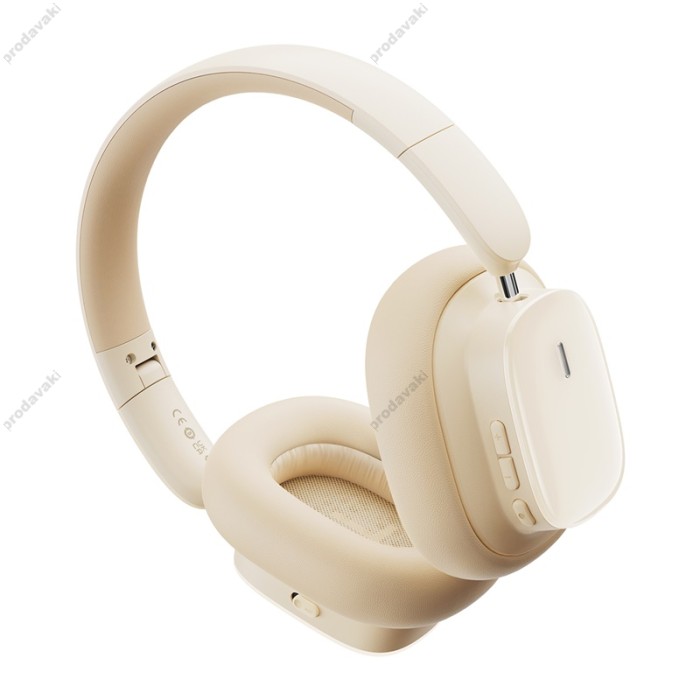 Бездротові Bluetooth навушники Baseus Bowie H1i Noise-Cancellation Wireless Headphones Stellar White A00050402223-00