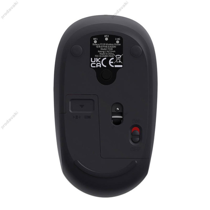Комп'ютерна мишка Baseus F01B Tri-Mode Wireless Mouse Frosted Gray B01055503833-00
