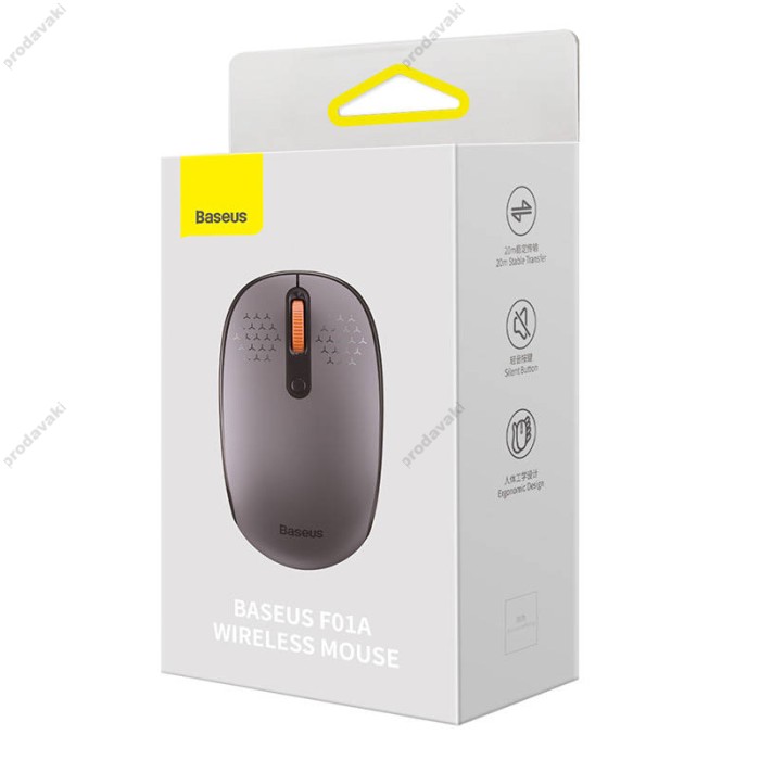 Комп'ютерна мишка Baseus F01A Wireless Mouse Frosted Gray B01055502833-00
