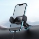 Автомобільний тримач із бездротовою зарядкою Baseus Steel Cannon pro Solar Electric Car Mount Black SUGP010001