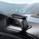 Автомобільний тримач із бездротовою зарядкою Baseus Steel Cannon pro Solar Electric Car Mount Black SUGP010001