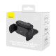 Автомобільний тримач із бездротовою зарядкою Baseus Steel Cannon pro Solar Electric Car Mount Black SUGP010001