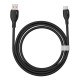 Кабель Baseus Pudding Series Fast Charging Cable USB to Type-C 100W 6A 1.2m Black P10355703111-00
