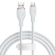 Кабель Baseus Pudding Series Fast Charging Cable USB to Type-C 100W 6A 2m White P10355703221-01