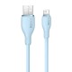 Кабель USB Baseus Pudding Series Fast Charging Cable USB to Lightning Iphone 2.4A 1.2m Blue P10355700311-00