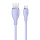 Кабель USB Baseus Pudding Series Fast Charging Cable USB to Lightning Iphone 2.4A 1.2m Purple P10355700511-00