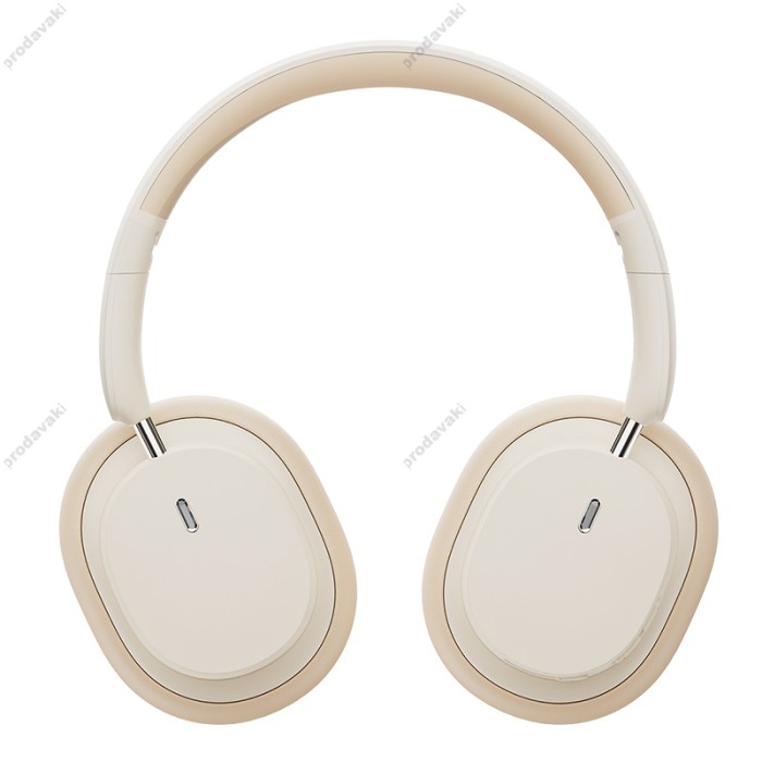 Бездротові Bluetooth навушники BASEUS Bowie D05 Wireless Headphones BT5.3 Creamy-white NGTD020202