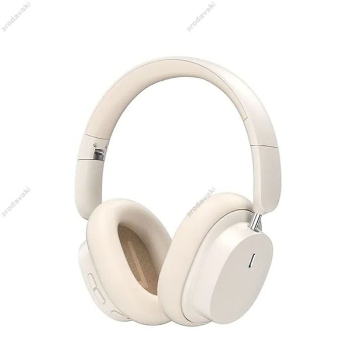 Бездротові Bluetooth навушники BASEUS Bowie D05 Wireless Headphones BT5.3 Creamy-white NGTD020202