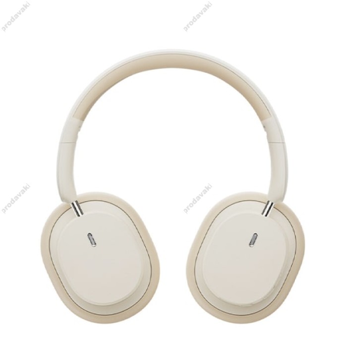 Бездротові Bluetooth навушники BASEUS Bowie D05 Wireless Headphones BT5.3 Creamy-white NGTD020202
