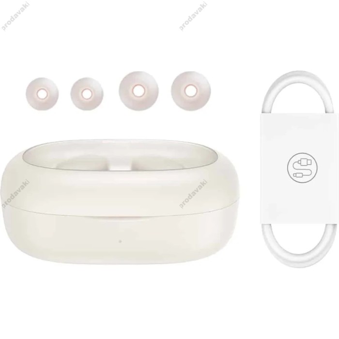 Бездротові Bluetooth навушники Baseus Bowie WM03 True Wireless Earphones BT 5.3 Creamy-white NGTW330302