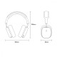 Бездротові Bluetooth навушники Baseus Bowie H2 Noise-Cancelling Wireless Headphone Grey NGTW260013