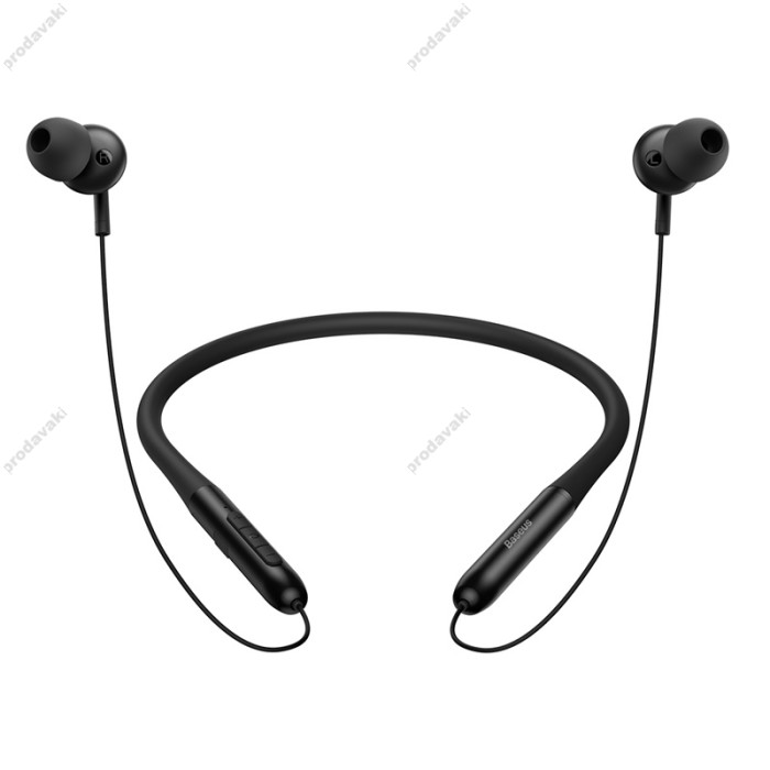Бездротові Bluetooth навушники Baseus Bowie P1x In-ear Neckband Wireless Earphones BT 5.3 Black NGPB010001