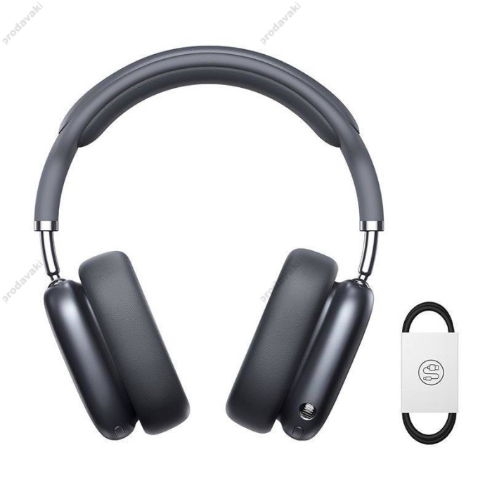 Бездротові Bluetooth навушники Baseus Bowie H2 Noise-Cancelling Wireless Headphone Grey NGTW260013