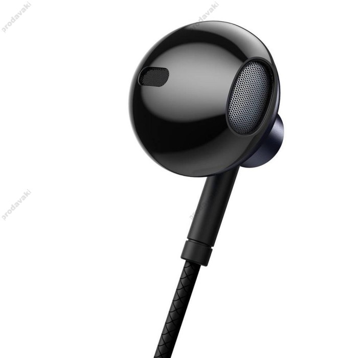 Дротові навушники Baseus H19 Encok Wired Earphone 3.5mm Black NGH19-01