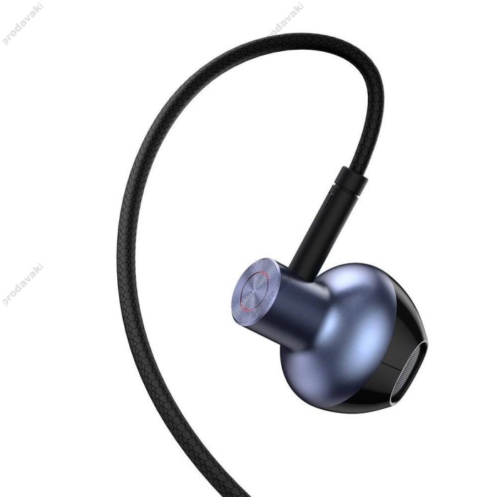 Дротові навушники Baseus H19 Encok Wired Earphone 3.5mm Black NGH19-01