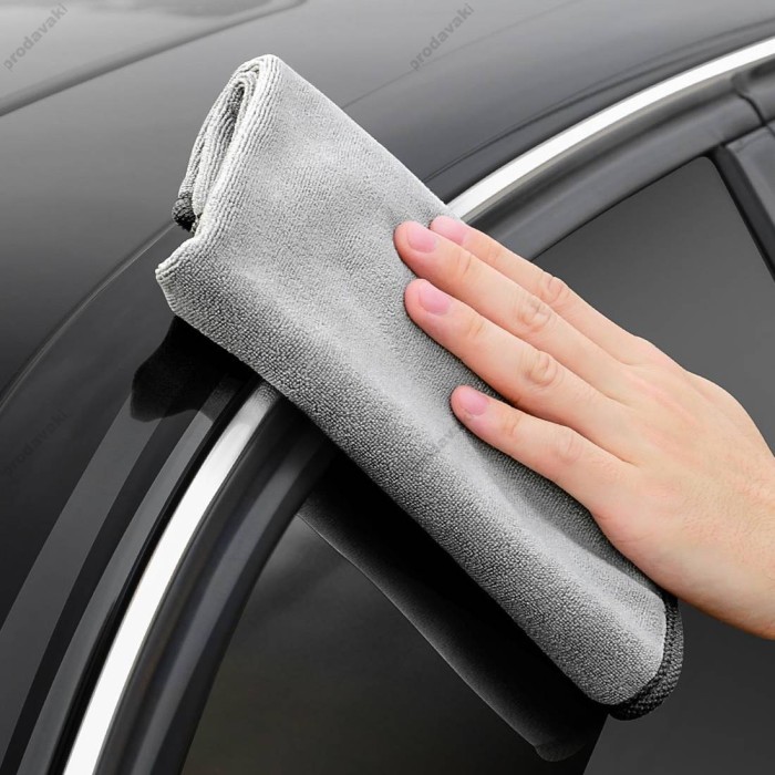 Рушник для авто мікрофібра Baseus Easy life car washing towel 40*80 см 1шт Grey CRXCMJ-A0G