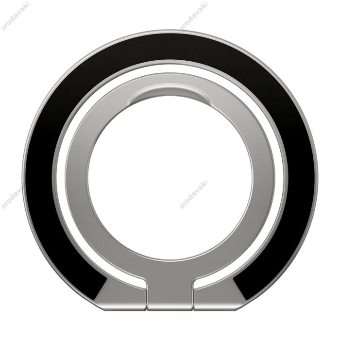 Кільце c MagSafe Foldable Metal Ring Stand Baseus Halo Series Single-ring (SUCH000013) Grey