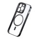 Чохол Baseus Glitter Series Magnetic Case + Скло для Apple iPhone 14 Pro (ARMC010101) Black