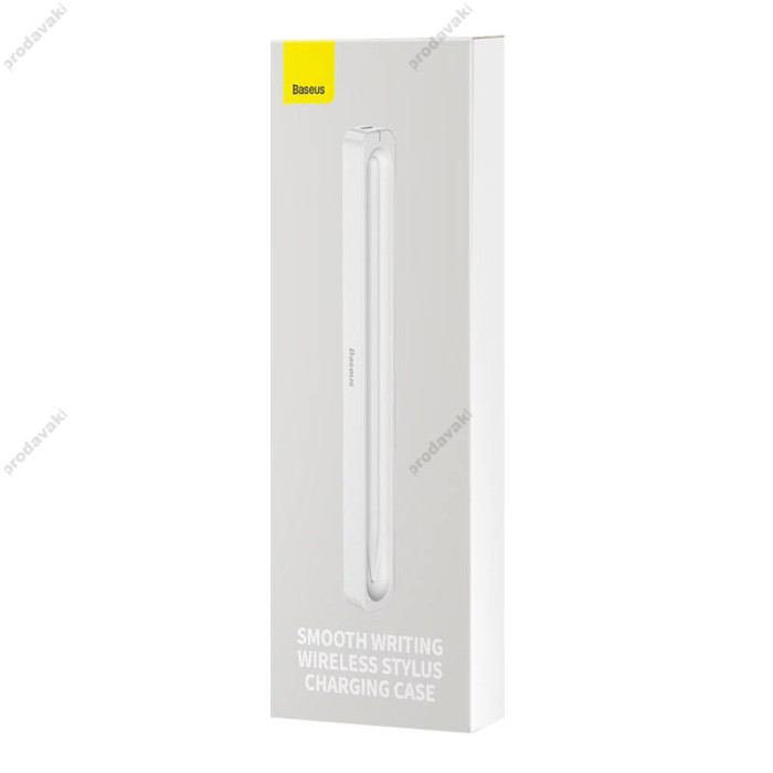 Чохол для стилуса Baseus Smooth Writing Wireless Stylus Charging Case ( Simple Series Charging Cable) White (SXBC030002)