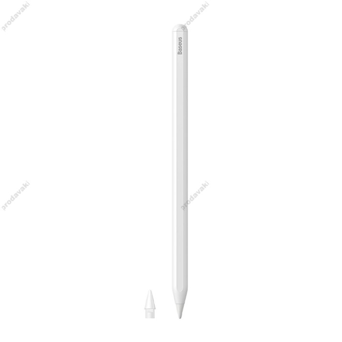 Стілус Baseus Smooth Writing Wireless Charging Stylus (Active+Wireless Version) Білий (SXBC020102)