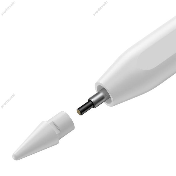 Стілус Baseus Smooth Writing Wireless Charging Stylus (Active+Wireless Version) Білий (SXBC020102)