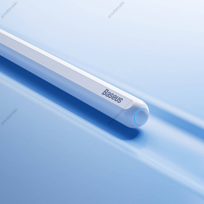 Стілус Baseus Smooth Writing Wireless Charging Stylus (Active Version) Білий (SXBC020002)