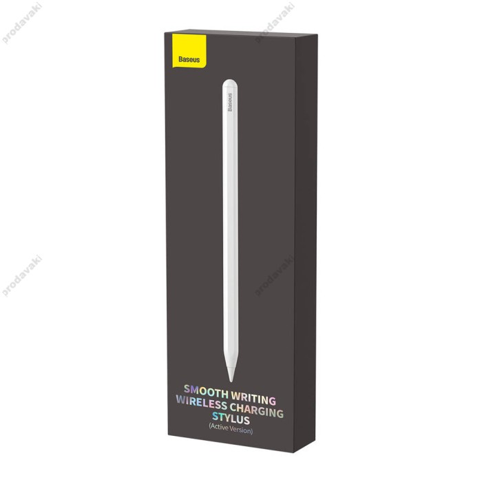 Стілус Baseus Smooth Writing Wireless Charging Stylus (Active Version) Білий (SXBC020002)