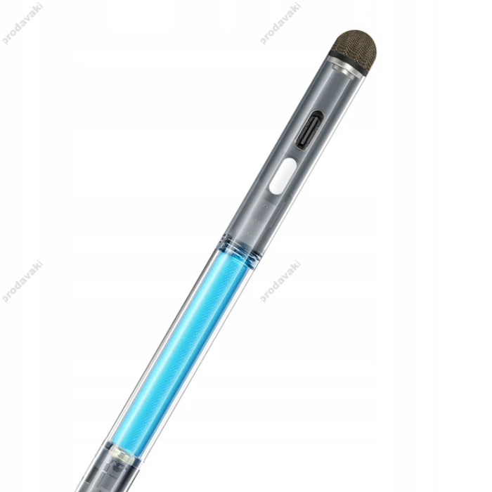 Стілус Baseus Smooth Writing Stylus з Led-індикатором (Active+Passive version) з кабелем Білий (SXBC040002)