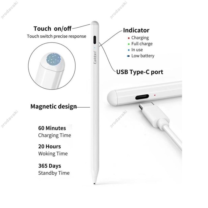 Стілус Stylus Pen Earldom ET-P3 (universal)