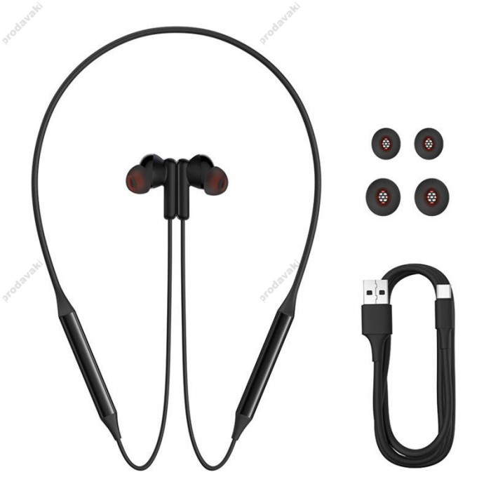 Бездротові Bluetooth навушники Baseus Bowie U2 Pro Neckband Noise-Cancellation Wireless Earphones BT 5.2 Black NGTU010001