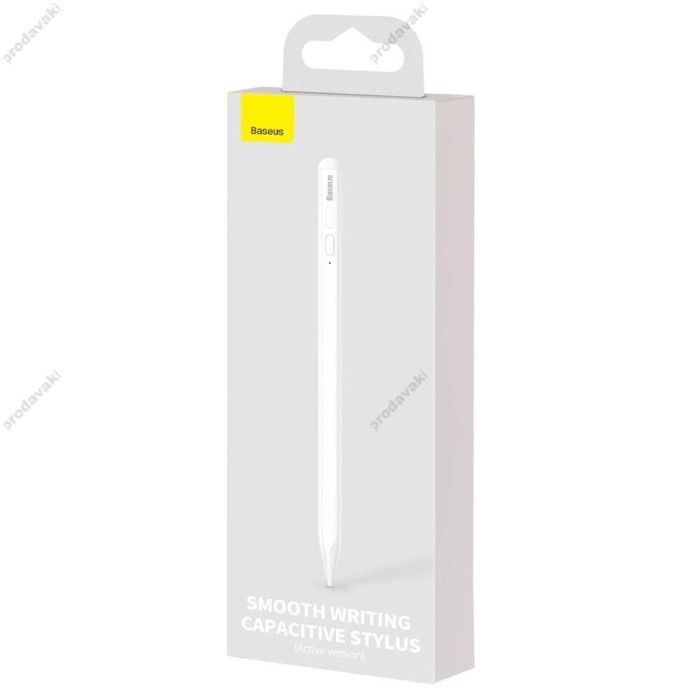 Стілус Baseus Smooth Writing Capacitive Stylus (Active version) White ACSXB-B02